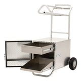 Rolling Tack Box with Saddle Rack