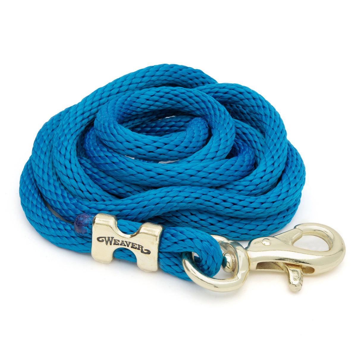 Poly Lead Rope with Brass Plated Bull Trigger Snap
