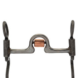 5" Sweet Iron Ported Mouth With Copper Cricket, 8-1/4" Shank Cheeks