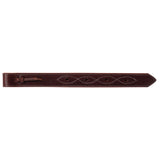 Burgundy Latigo Off Billets, Doubled and Figure 8 Stitching
