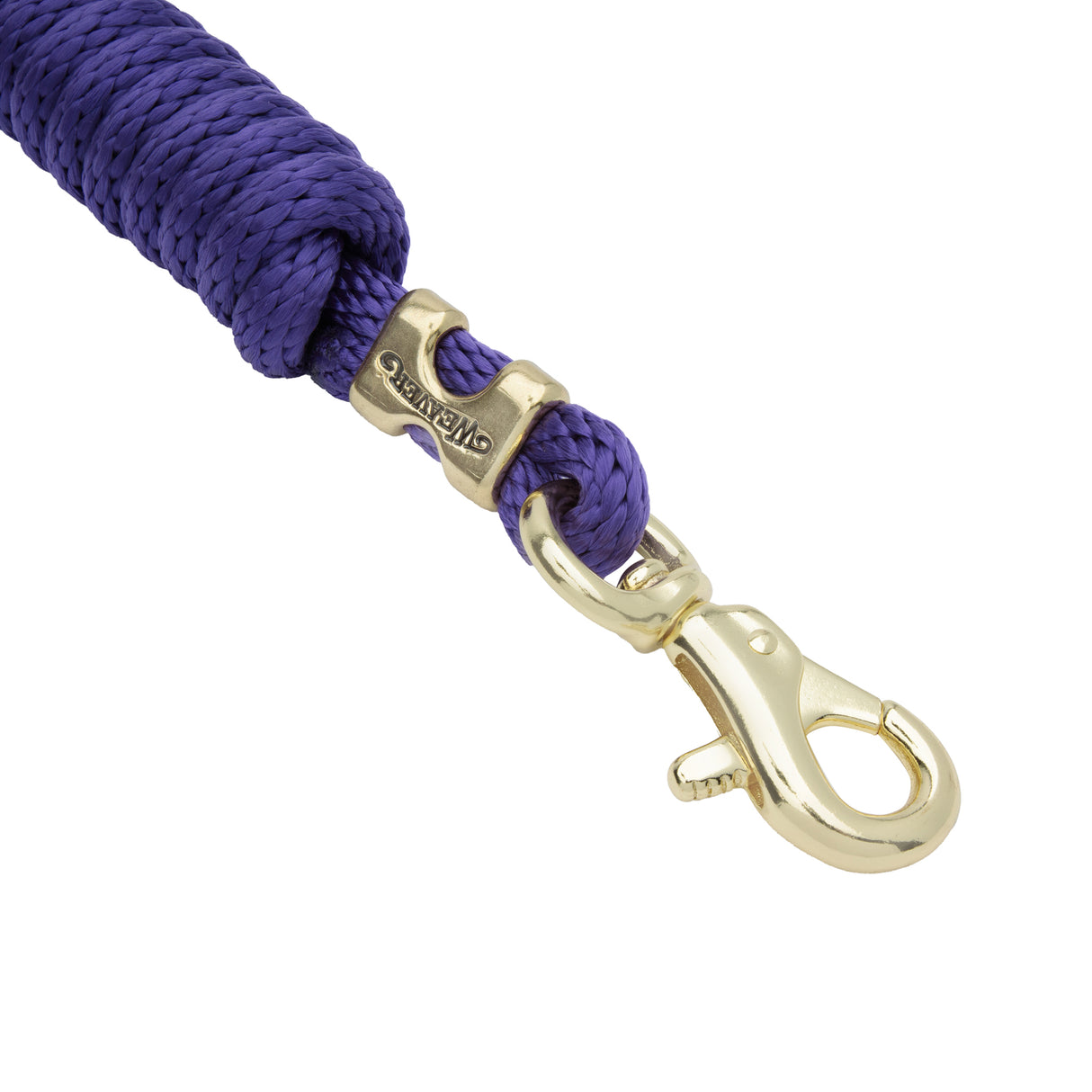 Poly Lead Rope with Brass Plated Bull Trigger Snap