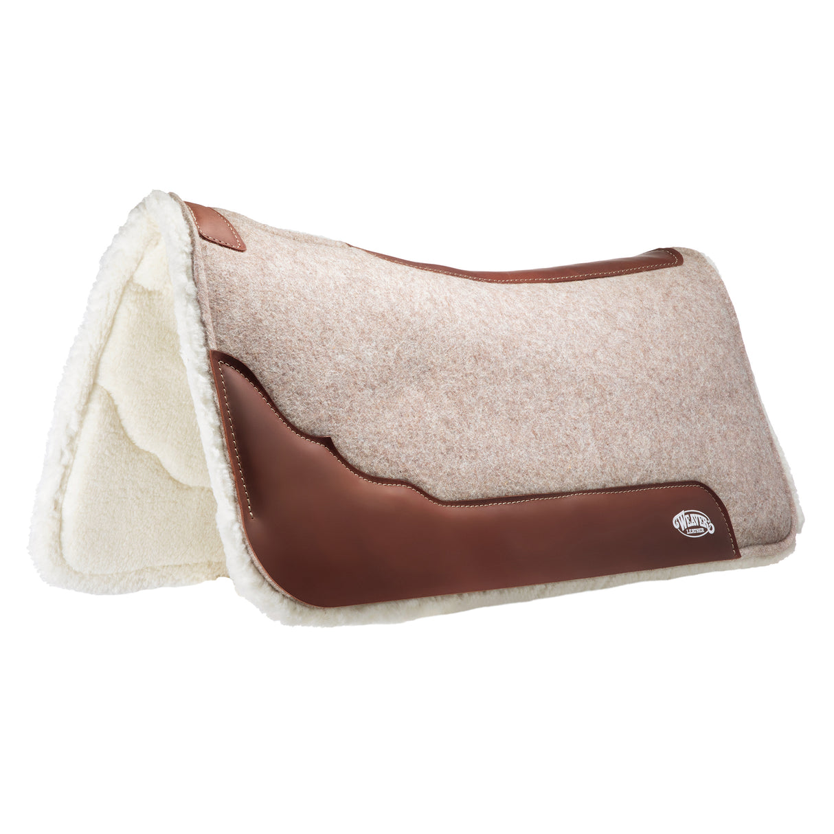 Contoured Wool Blend Felt Saddle Pad