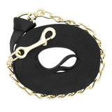 Flat Nylon Lunge Line with Chain, 1" x 24