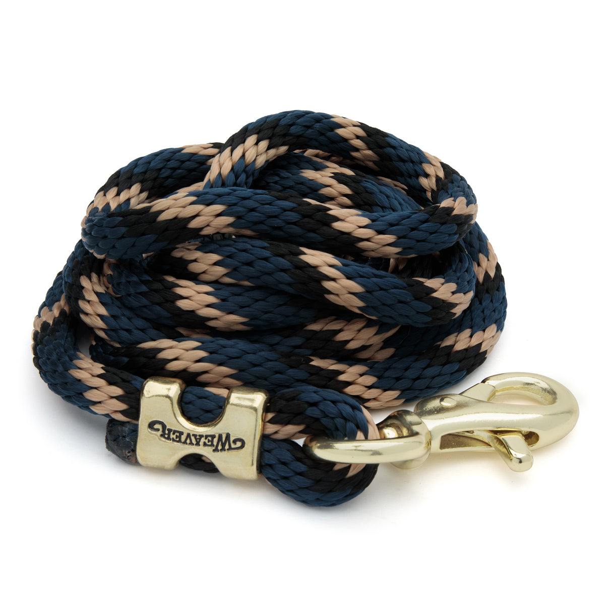 Poly Lead Rope with Brass Plated Bull Trigger Snap