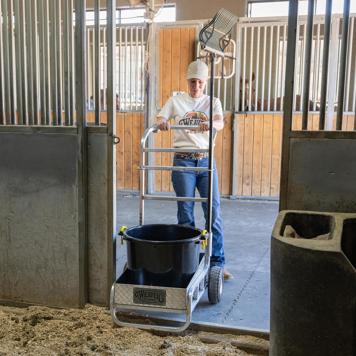 Rolling Barn Utility Muck Cart