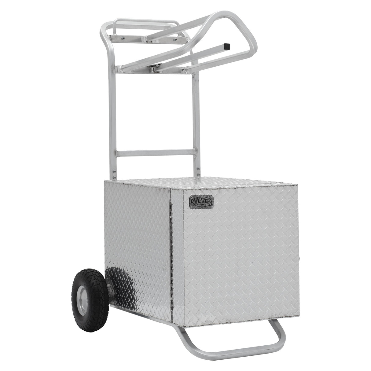 Rolling Tack Box with Saddle Rack