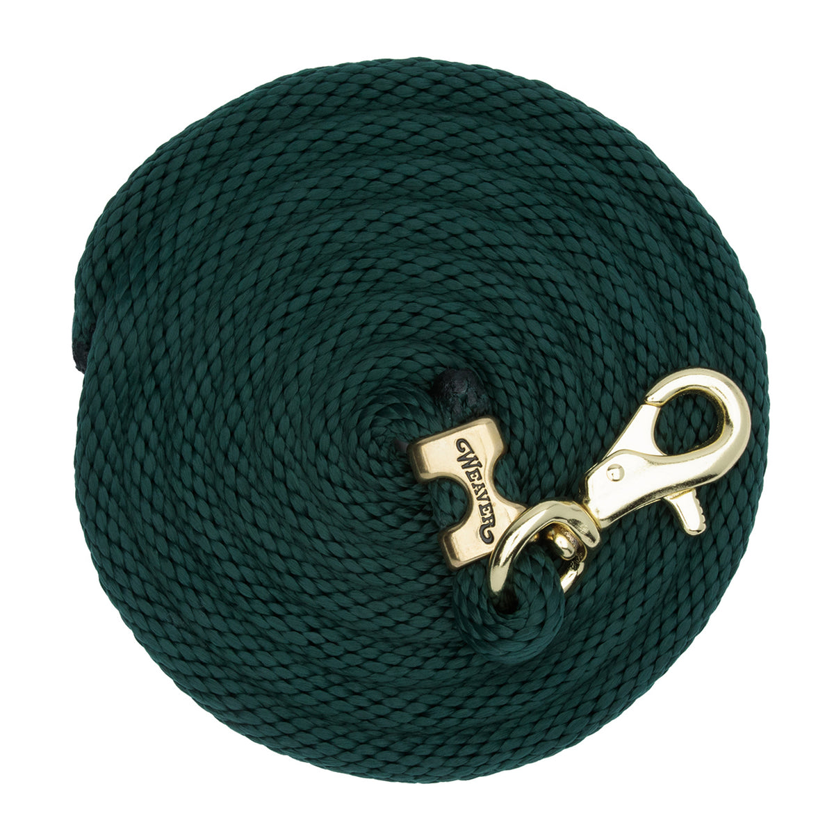 Poly Lead Rope Poly Lead Rope with Brass Plated Bull Trigger Snap – Weaver Equine