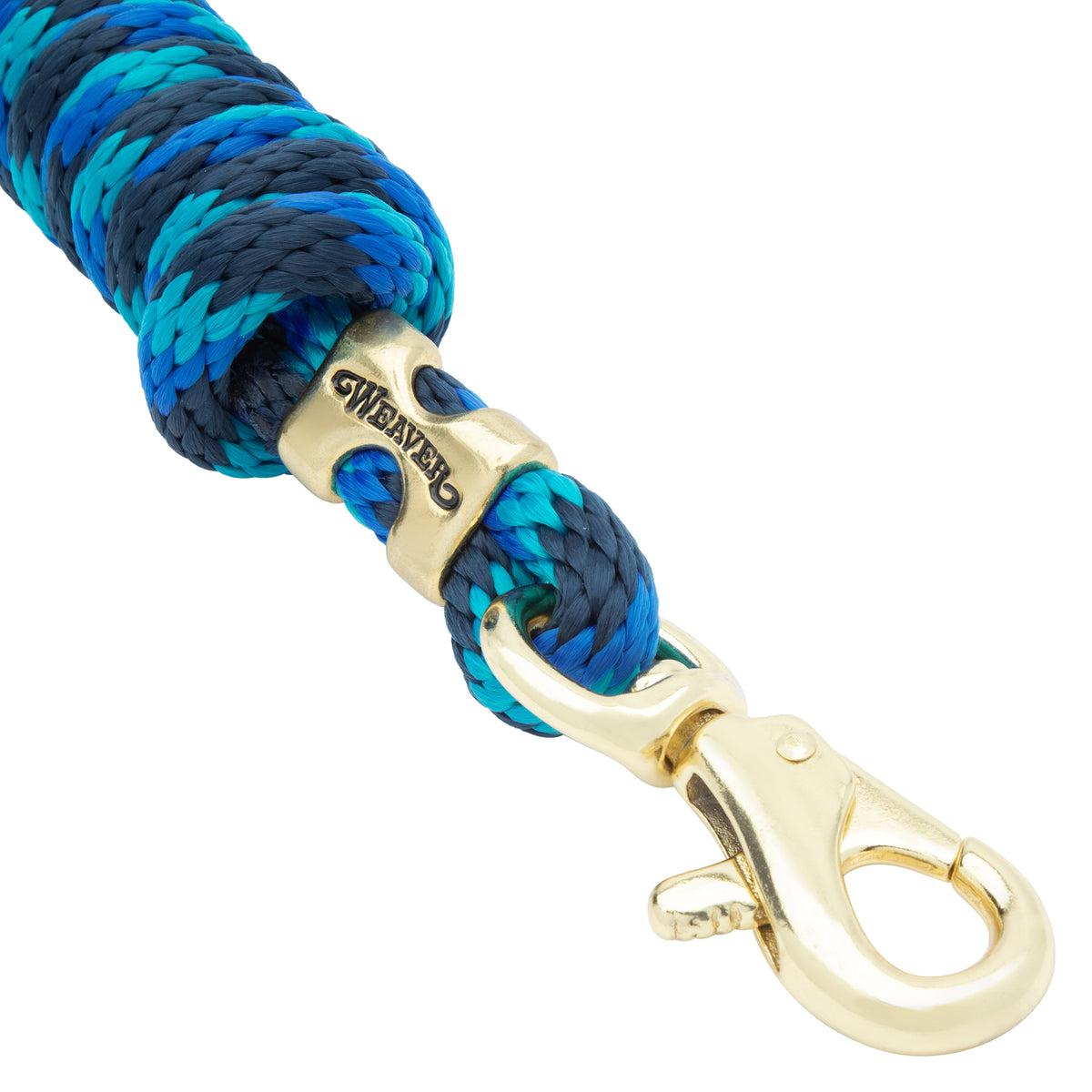 Bull Lead Rope Poly Lead Rope with Brass Plated Bull Trigger Snap – Weaver Equine