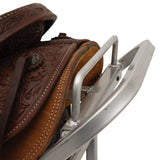 Rolling Tack Box with Saddle Rack