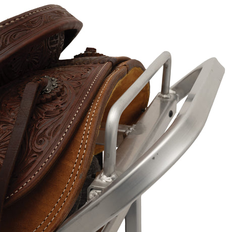 Rolling Tack Box with Saddle Rack