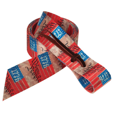 Patterned Poly Tie Strap with Holes, 1-3/4" x 60"