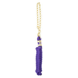 Poly Lead Rope with Brass Plated Swivel Chain