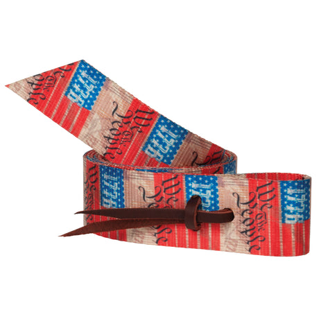 Patterned Poly Tie Strap with Holes, 1-3/4" x 60"