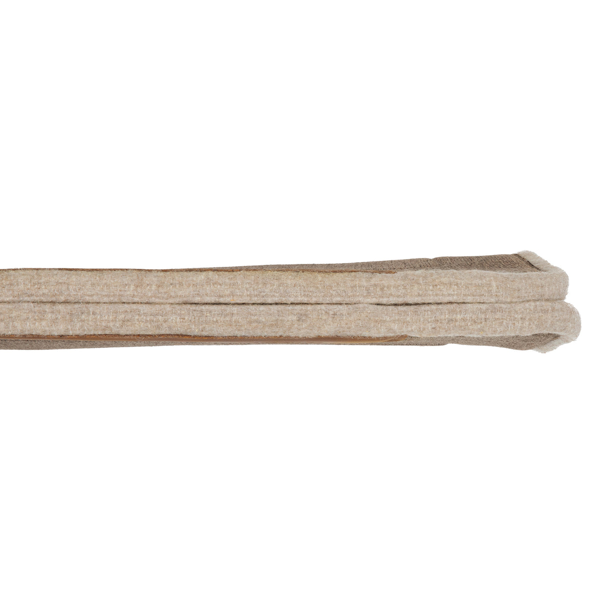 Contoured Jute Wool Blend Felt Saddle Pad