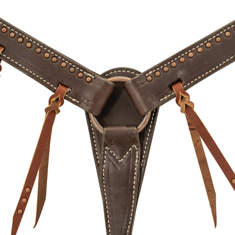 Western Outlaw Tasseled Western Leather Breast Collar