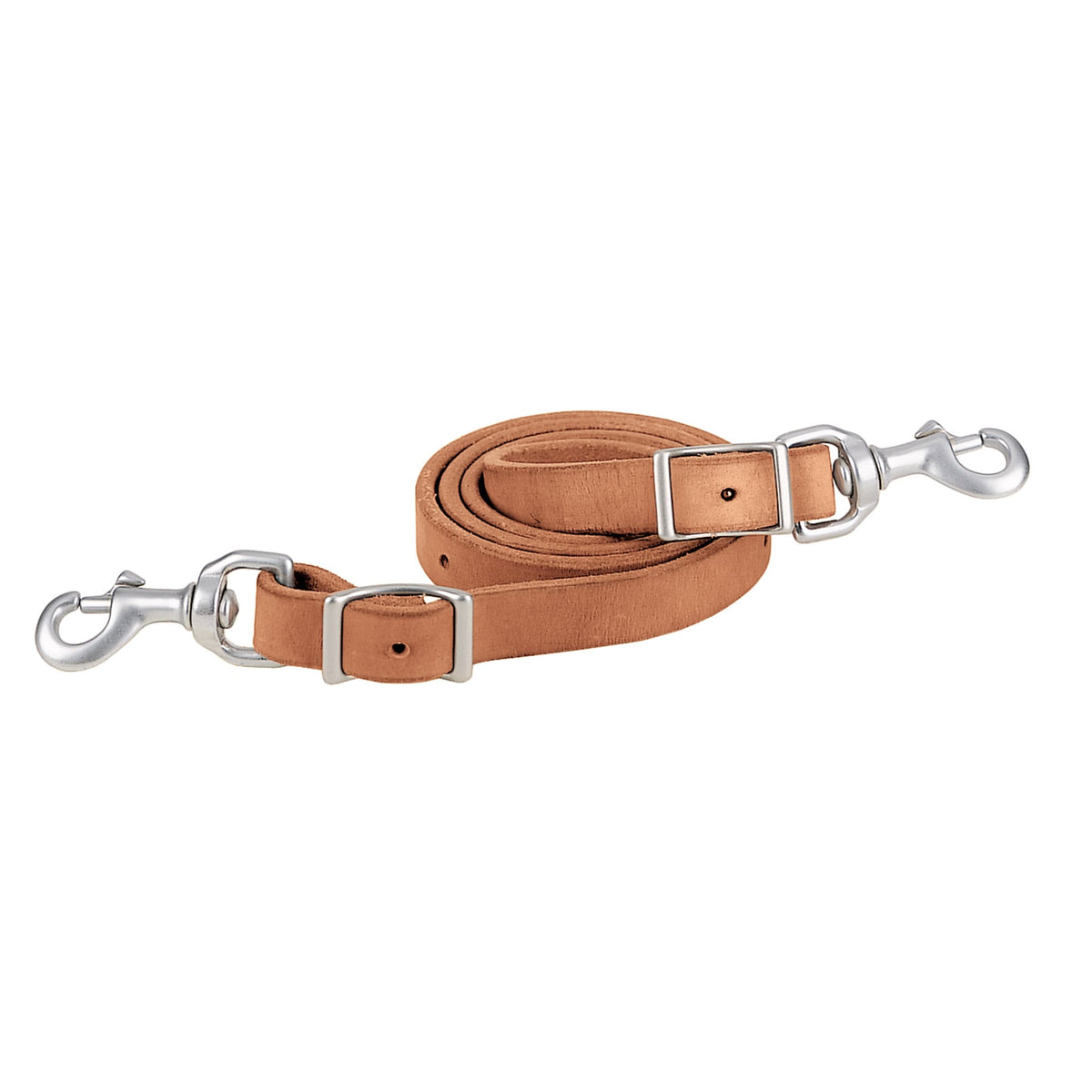 3/4" x 44" Hermann Oak Harness Leather Double Adjustable Tie Down Strap