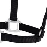 Original Non-Adjustable Nylon Halter, Chrome Plated Hardware, Average