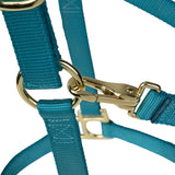 Poly Horse Halter, Non-Adjustable with Throat Snap, Weanling to Large