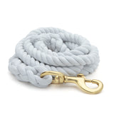 Color Cotton Lead Rope with Brass Plated 225 Snap, 5/8" x 8'