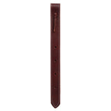 Burgundy Latigo Off Billets, Doubled and Stitched