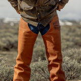 Western Leather Chaps, Water Resistant Hermann Oak