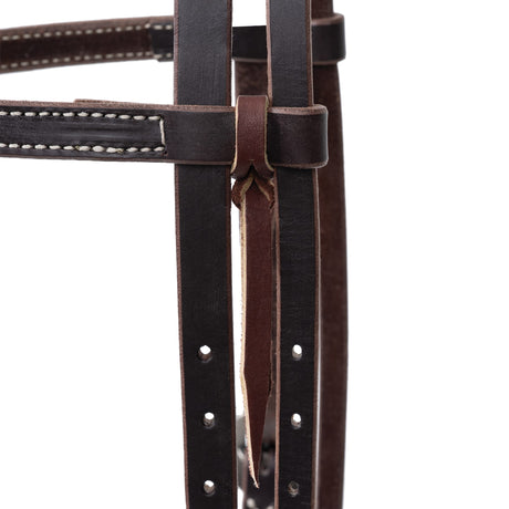 Western Havana Brown Bridle Leather Headstall