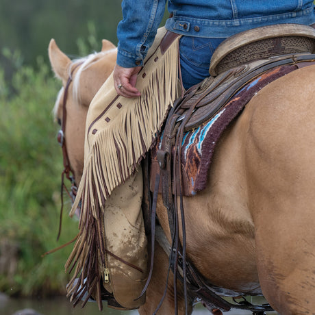 Premium Western Leather Chaps