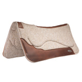 Gel Contoured Wool Blend Felt Saddle Pad, 1" Thick