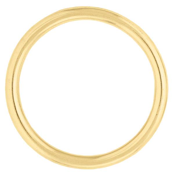 Barcoded 2 Ring, 2", Solid Brass