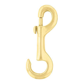 Barcoded 232 Open Eye Snap, 4", Solid Brass
