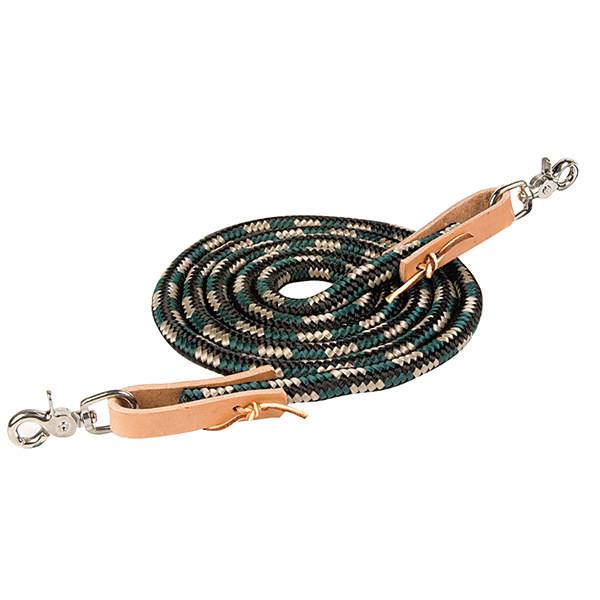 Poly Roper Reins with Scissor Snap, 5/8