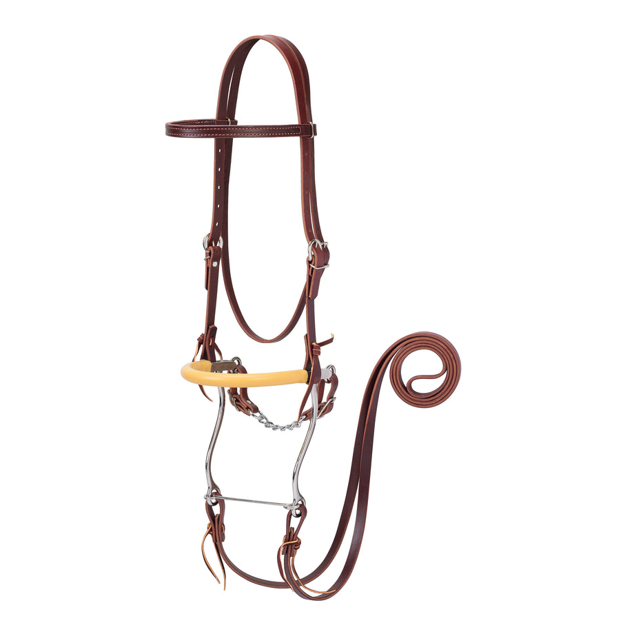 Weaver Leather Mahogany Horse Browband Bridle Latigo 5/8 20-0351