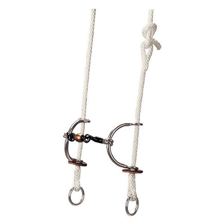 Gag Bridle with Sweet Iron Copper Roller Mouth Sliding Bit