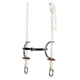 Gag Bridle with Smooth Sweet Iron Snaffle Sliding Bit