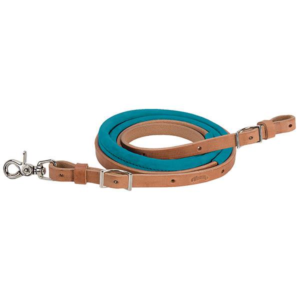 Suede Covered Barrel Rein, 5/8" x 8