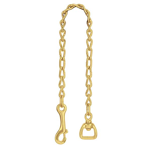 Barcoded 724 Lead Chain, 24", Brass Plated