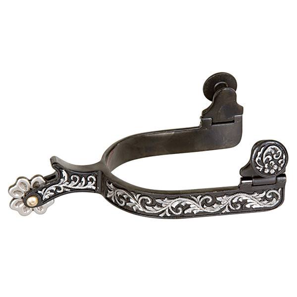 Ladies Spurs with Engraved Trim