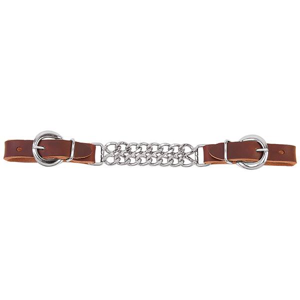 4-1/4" Double Flat Link Chain Curb Strap
