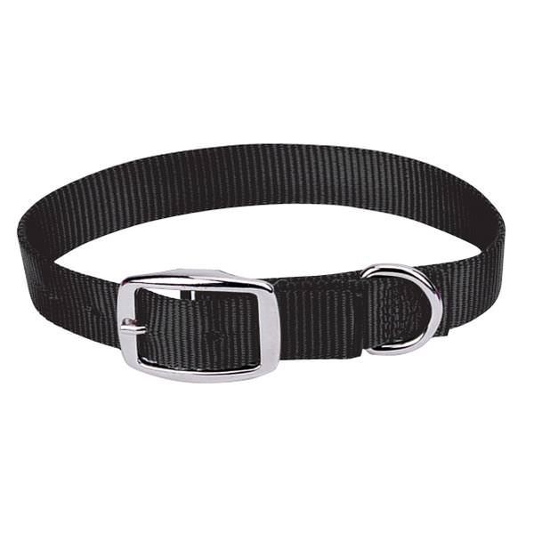 Prism Choice Nylon Dog Collar, Black, 3/4" X 15"