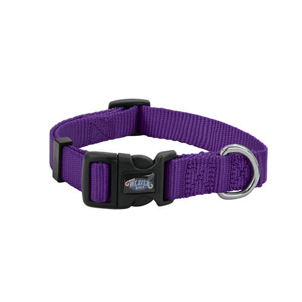 Prism Snap & Go Adjustable Nylon Dog Collar, Purple, Small