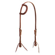Latigo Leather Flat Sliding Ear Headstall