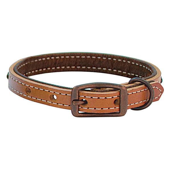 Outlaw Collar, Golden Brown, 5/8" X 11"