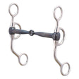 Professional Argentine Bit, 5" Sweet Iron Snaffle Mouth with Copper Inlay