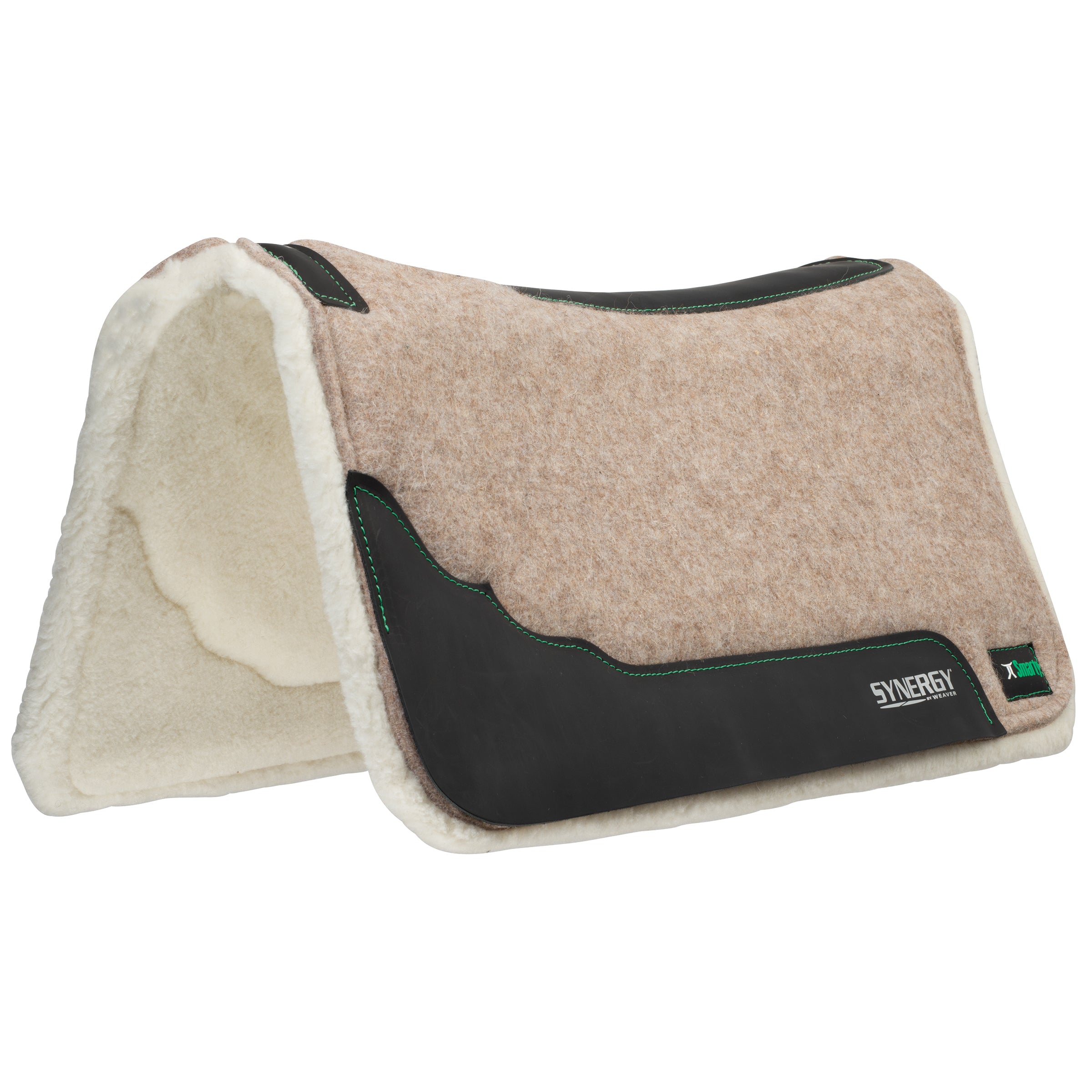 Synergy Contoured Performance Wool Blend Felt Saddle Pad - 31x32 - 3/4 Thick