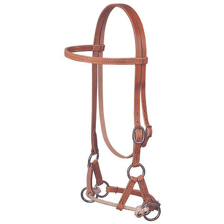 Harness Leather Side Pull, Single Rope