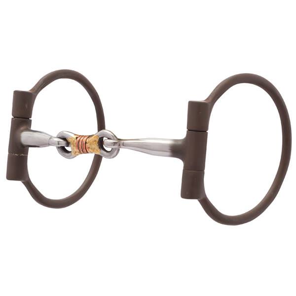 All Purpose Offset Dee Bit with 5" Sweet Iron Copper Wire Wrapped Dogbone Mouth