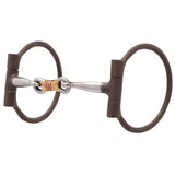 All Purpose Offset Dee Bit with 5" Sweet Iron Copper Wire Wrapped Dogbone Mouth