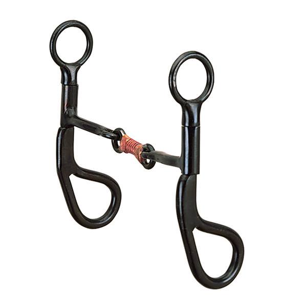 All Purpose Bit, 5" Three- Piece Snaffle Mouth with Copper Inlay