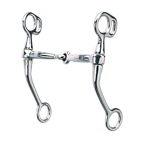 Tom Thumb Snaffle Bit, 5" Mouth, Chrome Plated