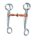 Tom Thumb Bit with 5" Copper Plated Mouth, Chrome Plated